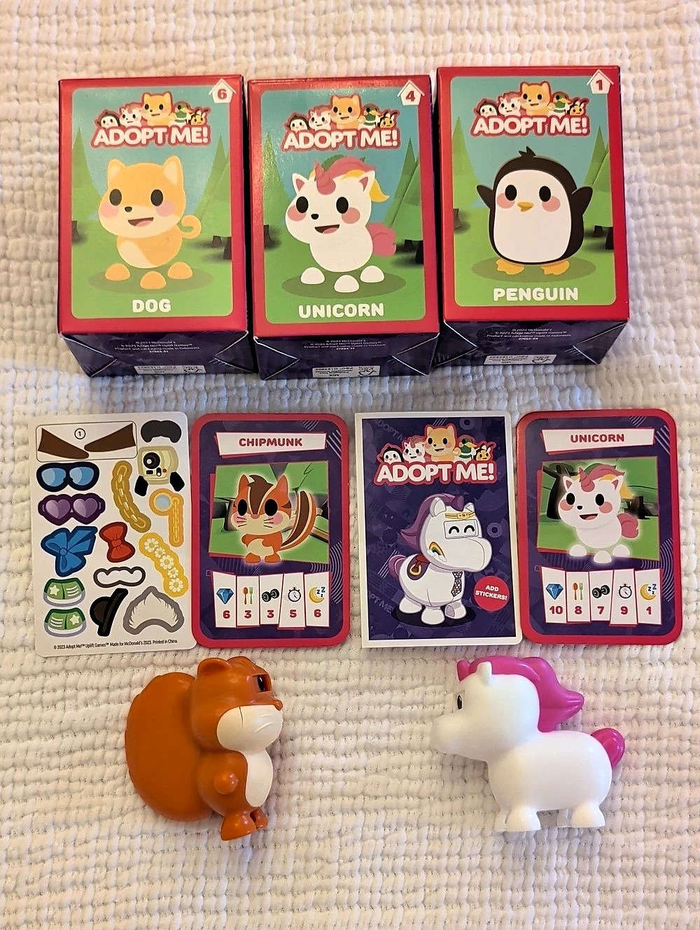 Adopt Me! trading card and figure assortment & Figure Set Of 5